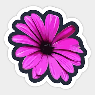 Red Flower Sticker